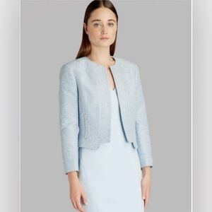 Ted Baker London Amalee blue cropped blazer